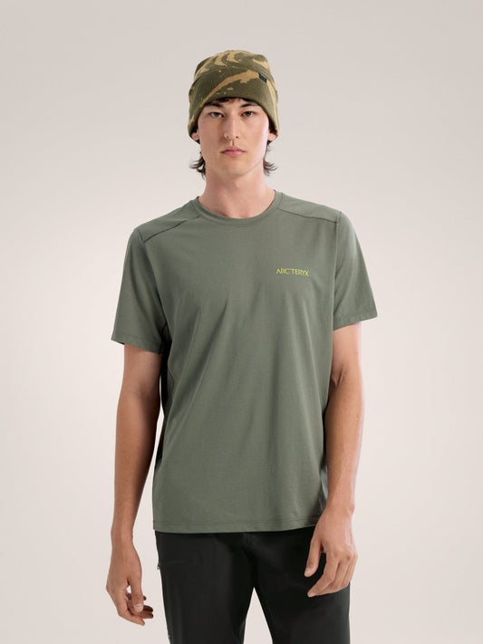 Cormac Arc'Bird Logo Shirt SS Men's Forage Heather II - Arc'teryx Australia