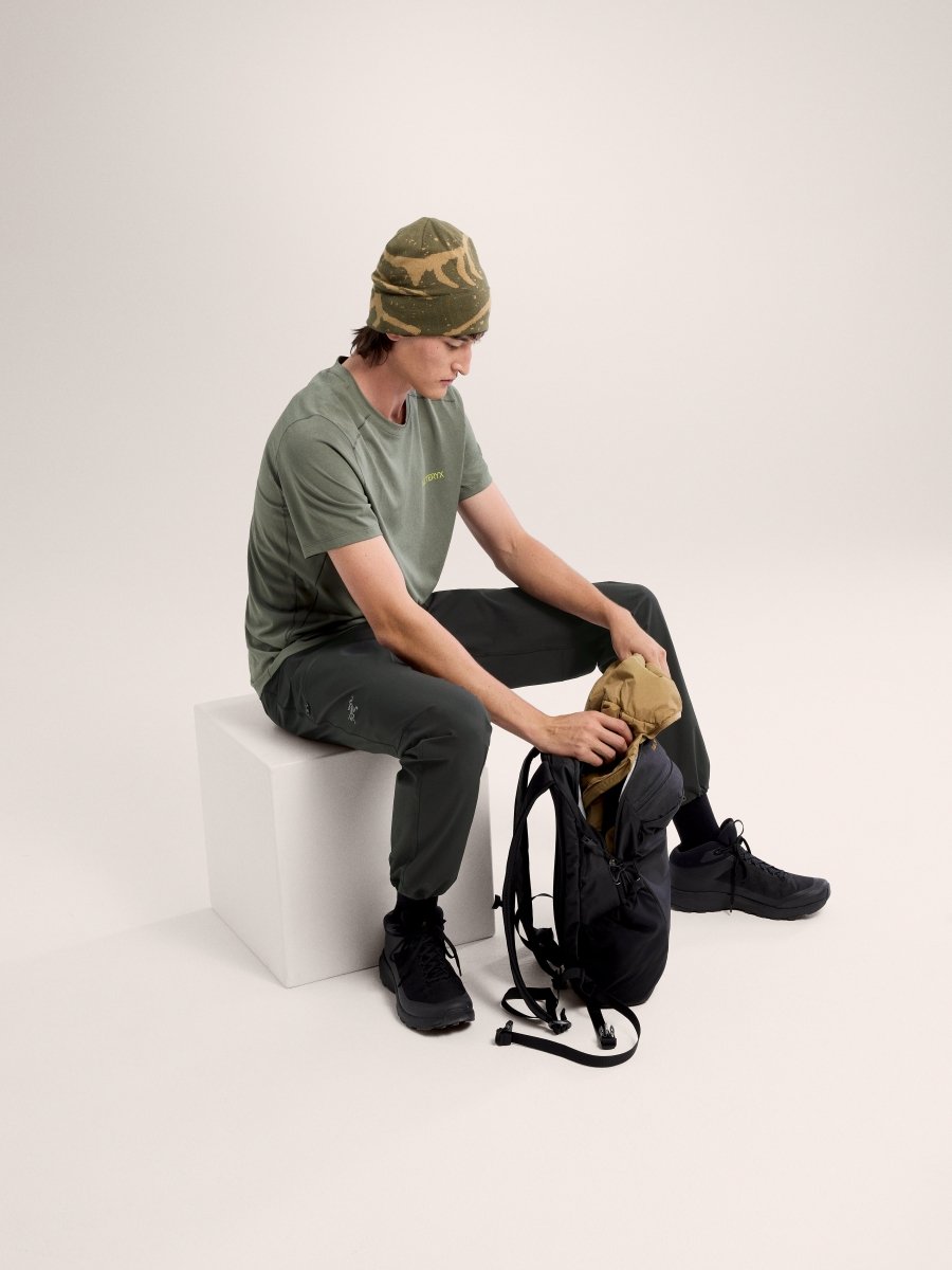 Cormac Arc'Bird Logo Shirt SS Men's Forage Heather II - Arc'teryx Australia