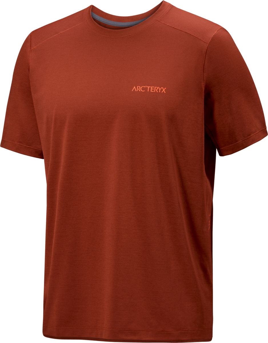 Cormac Arc'Bird Logo Shirt SS Men's Sequoia Heather / Solaris - Arc'teryx Australia
