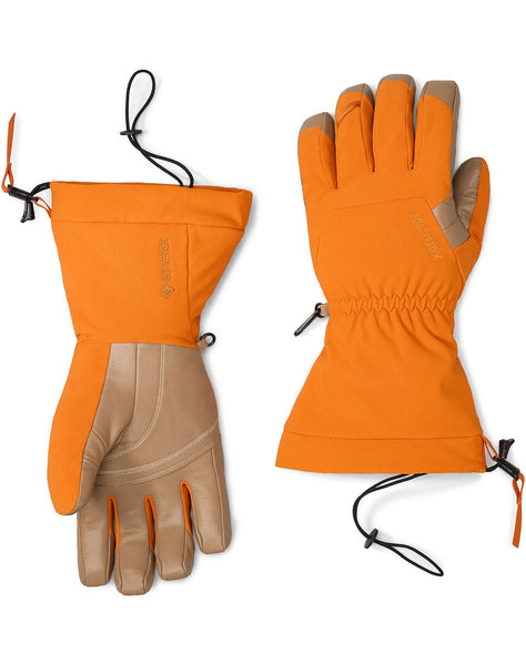 新品タグ付 Arc'teryx Fission SV Glove Arc'teryx Waterproof Fission SV Glove Orange – Copper Sky / Canvas