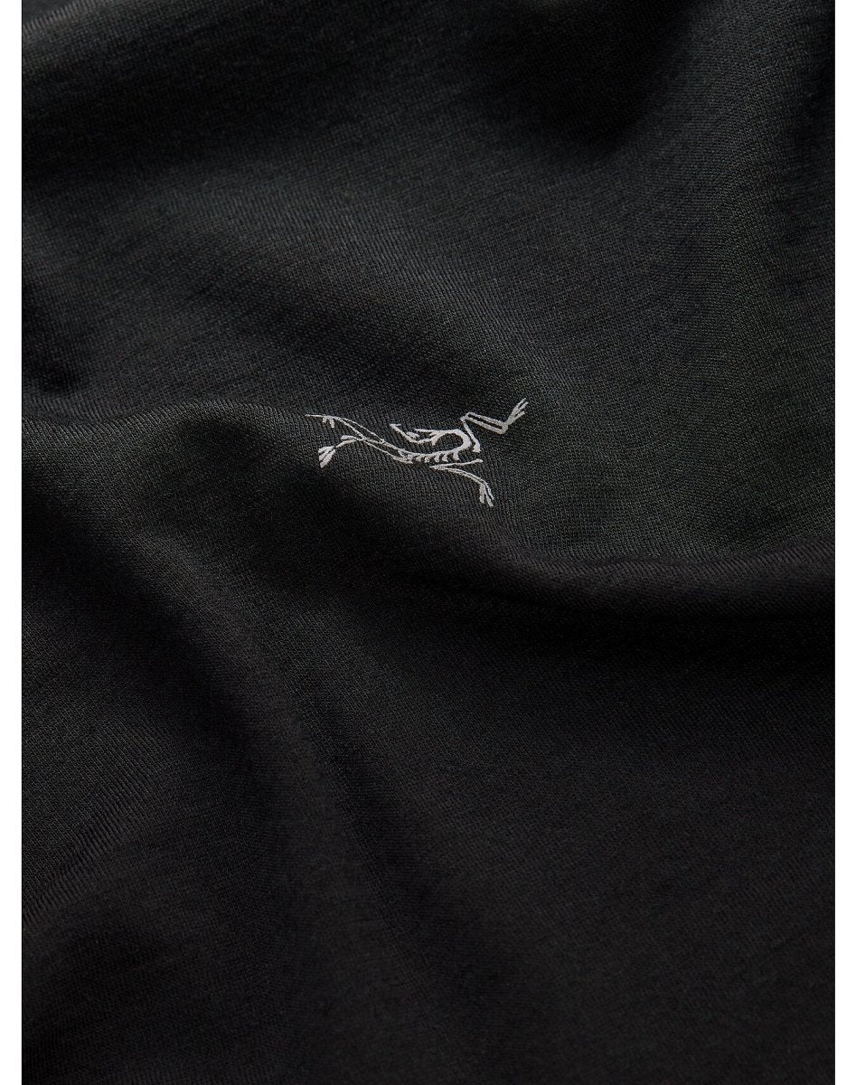 Ionia Merino Wool Shirt SS Men's Black - Arc'teryx Australia