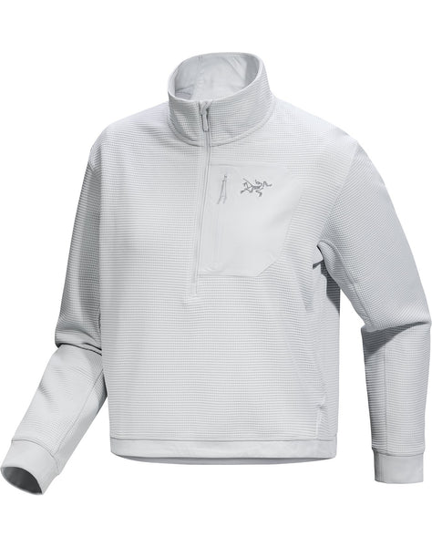 Arc'teryx Women's Breathable Olera Zip Neck Light Grey – Solitude