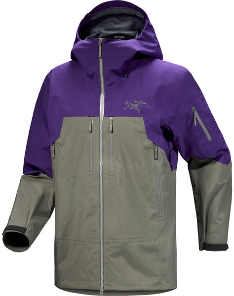 Arc'teryx Men's Waterproof Rush Jacket Purple – Azalea / Forage