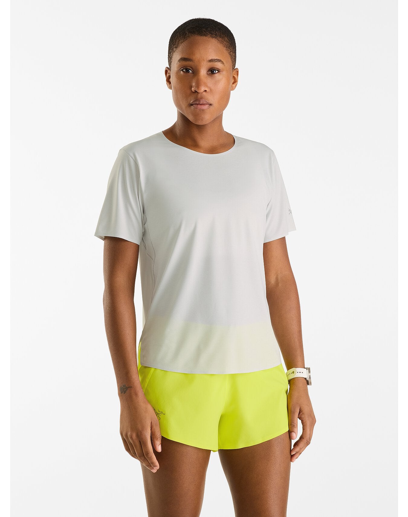 Norvan Crew Neck Shirt SS Women's in Grey - Arc'teryx Australia