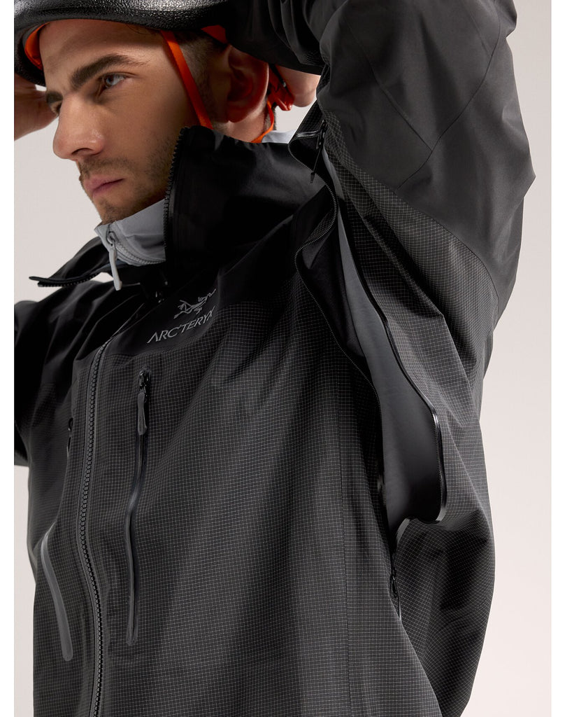 Alpha Textile Jacket Alpha Jacket Men's in Black - Arc'teryx Australia