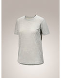 Lana Merino Wool Crew Neck Shirt Ss Women's
