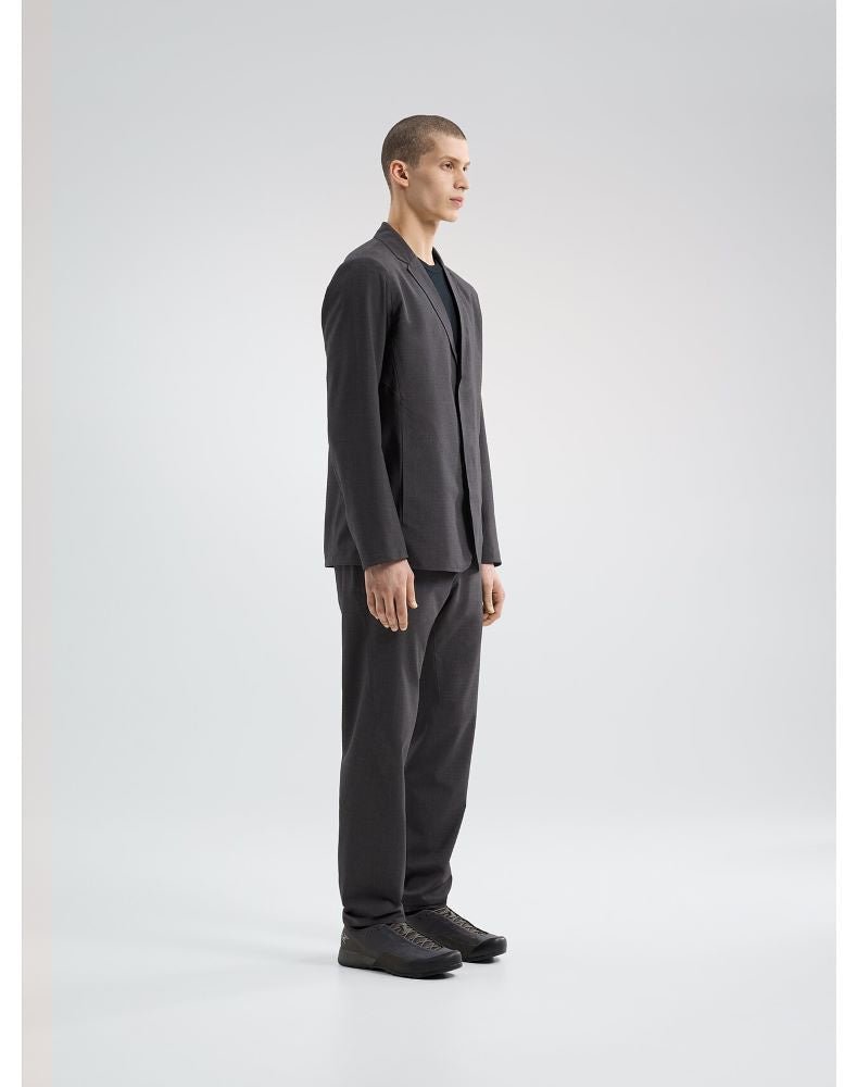 Convex Wool Blazer Men's Black Heather - Arc'teryx Australia