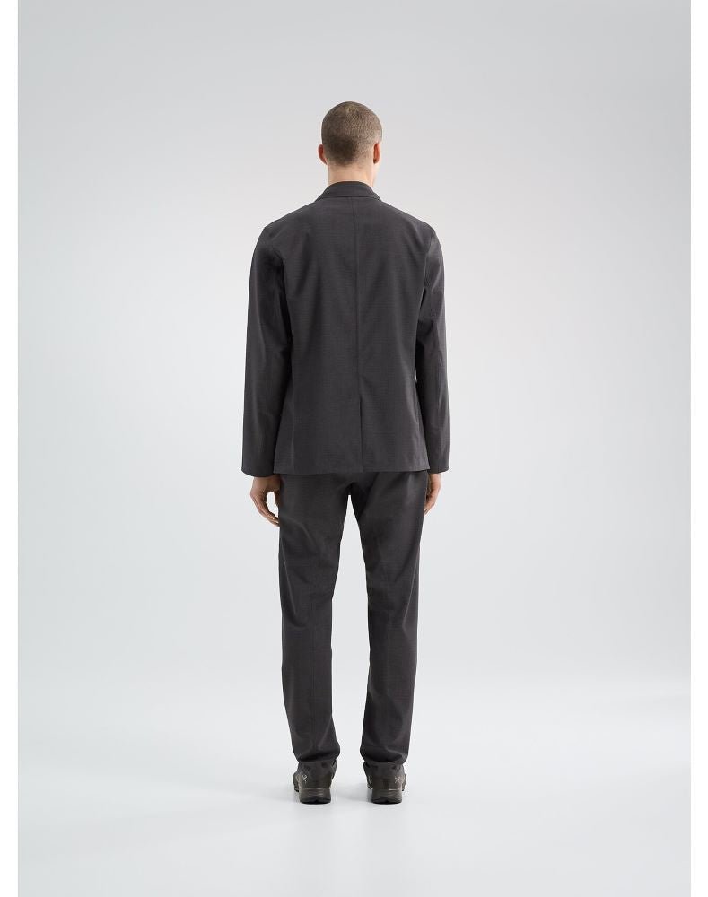 Convex Wool Blazer Men's Black Heather - Arc'teryx Australia
