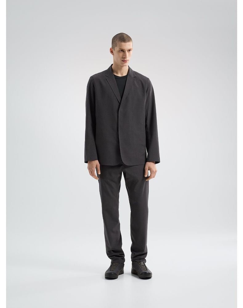 Convex Wool Blazer Men's Black Heather - Arc'teryx Australia