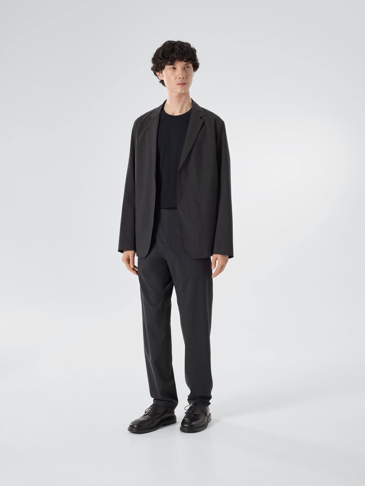 Convex Wool Blazer Men's Black Heather - Arc'teryx Australia
