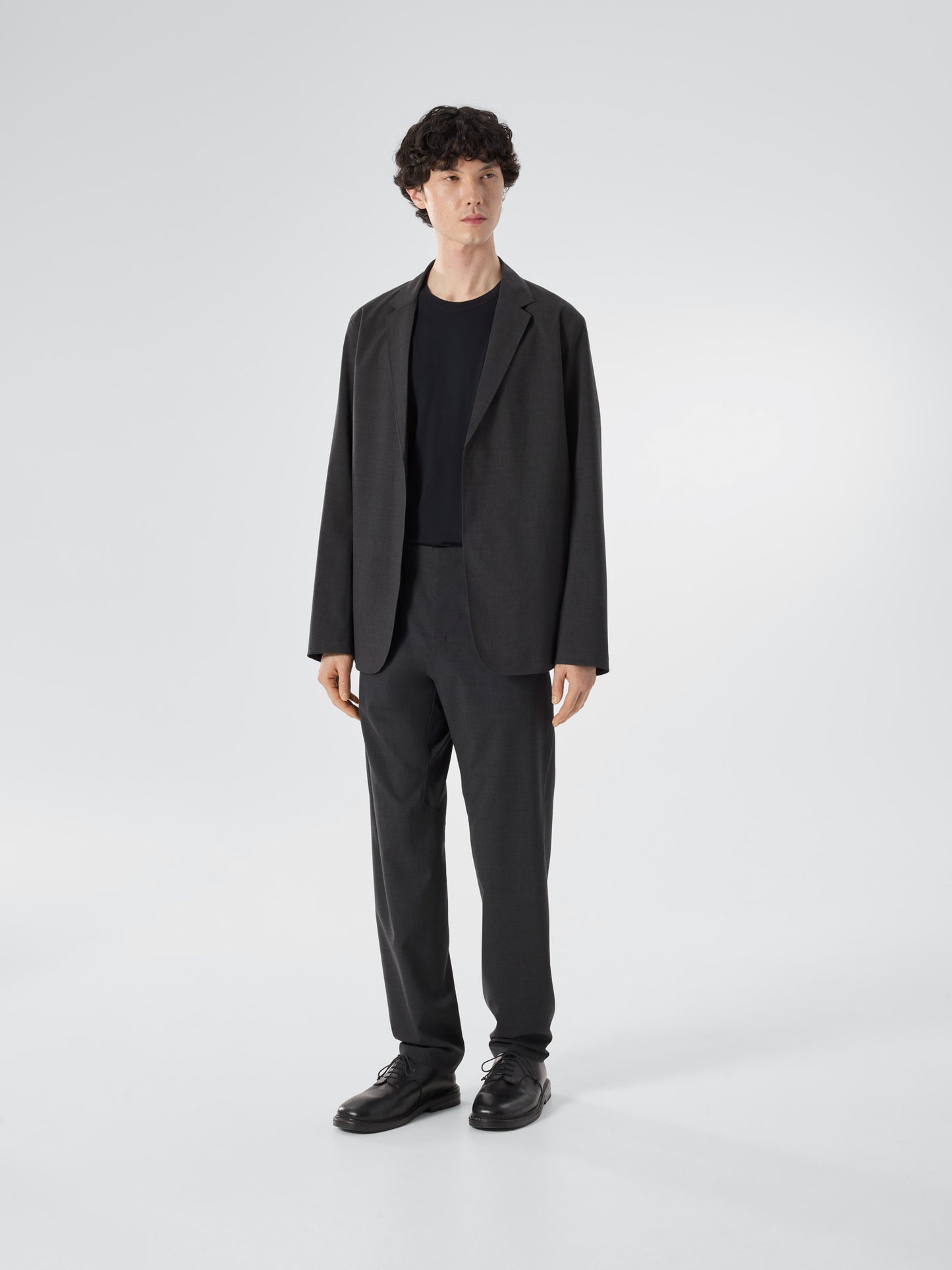 Convex Wool Blazer Men's Black Heather - Arc'teryx Australia