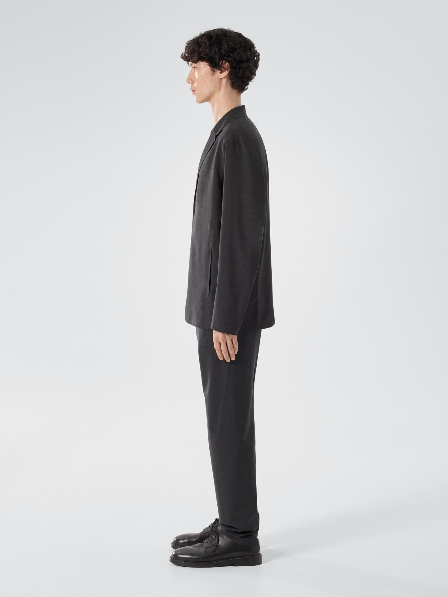 Convex Wool Blazer Men's Black Heather - Arc'teryx Australia
