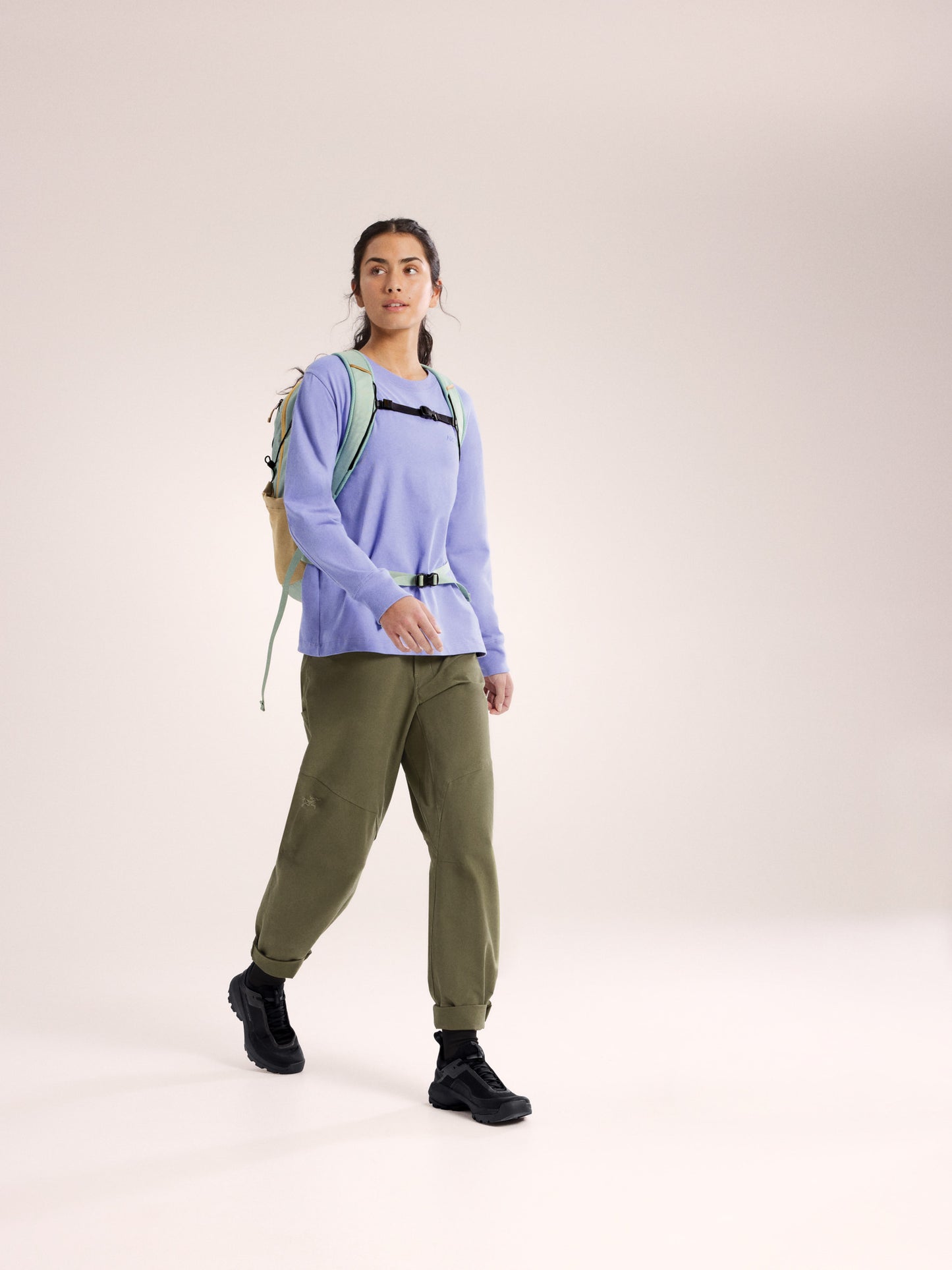 Kragg Cotton Bird Crew Neck Shirt LS Women's