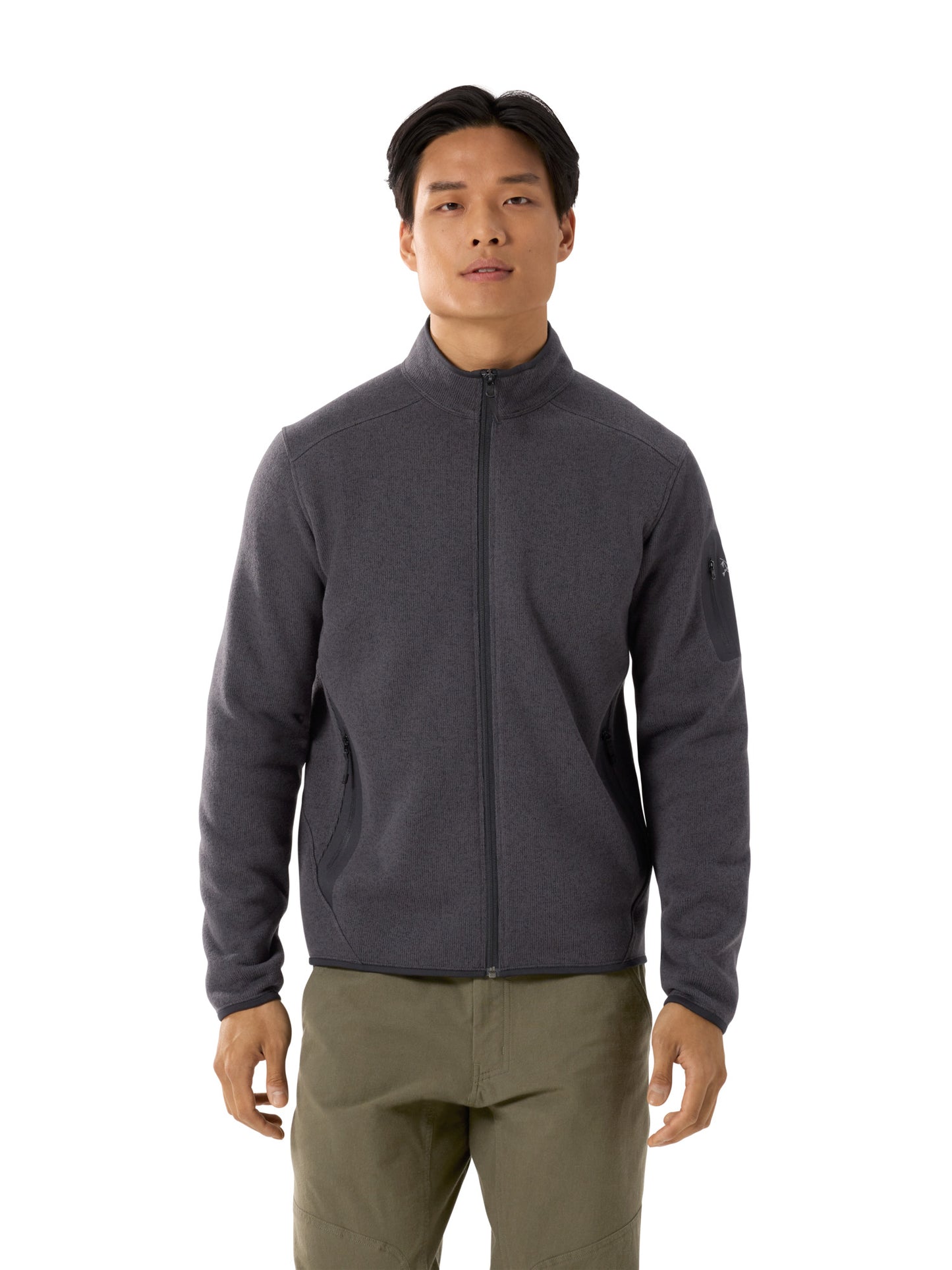 Covert Cardigan Men's Black Heather II - Arc'teryx Australia