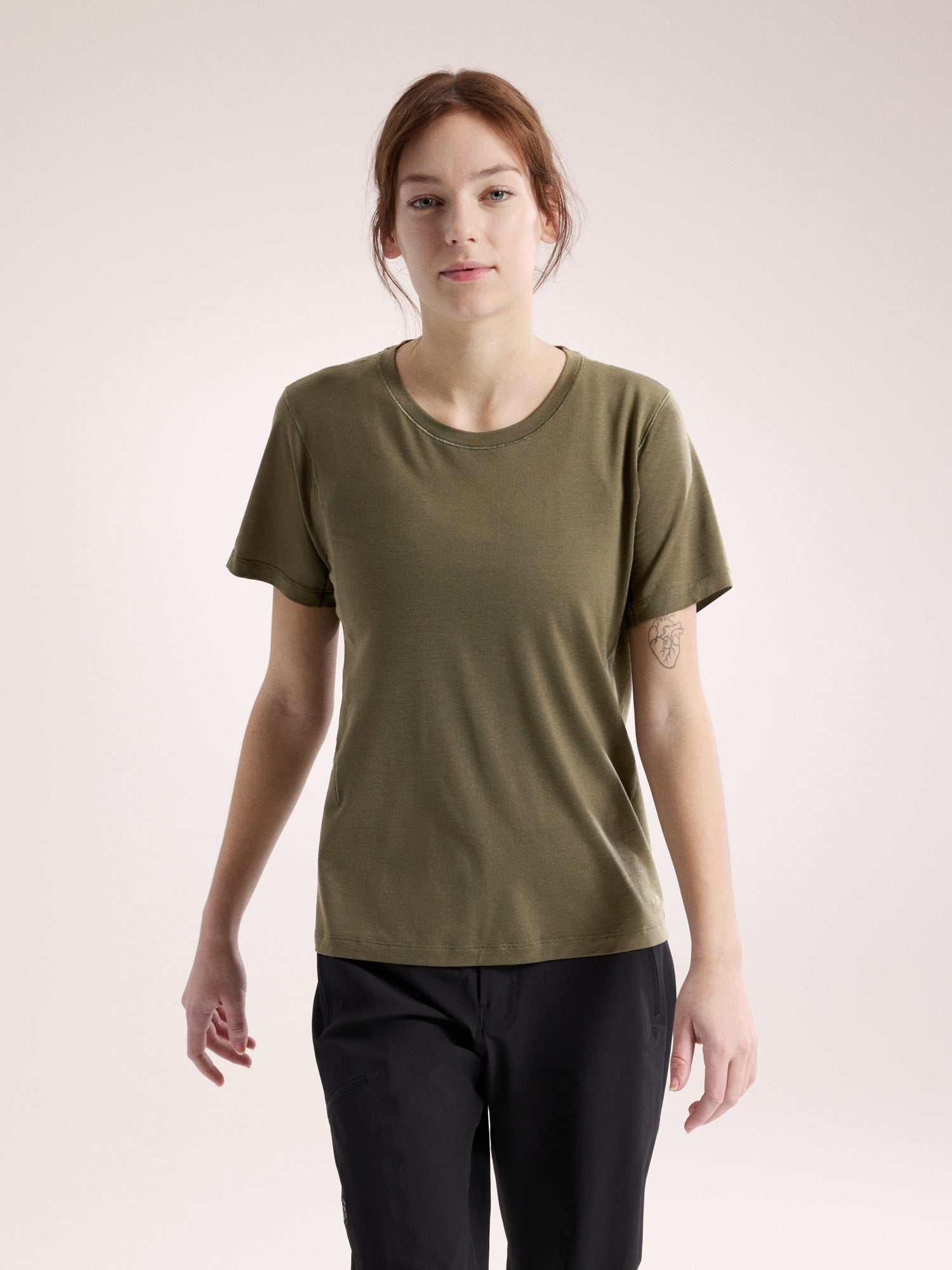 Lana Merino Wool Crew Shirt SS Women's