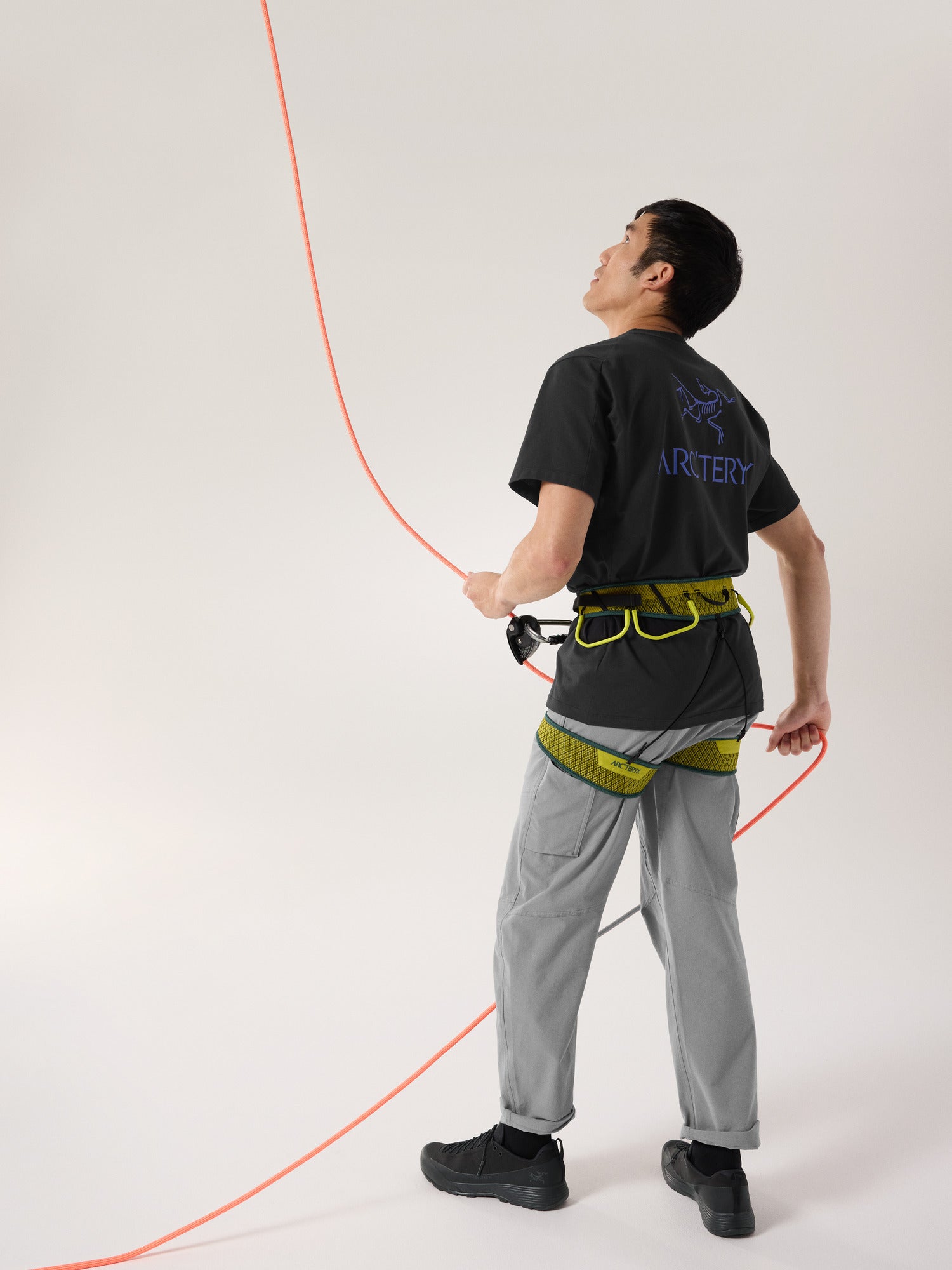 Kragg SL Cotton Bird Word Shirt SS Men's