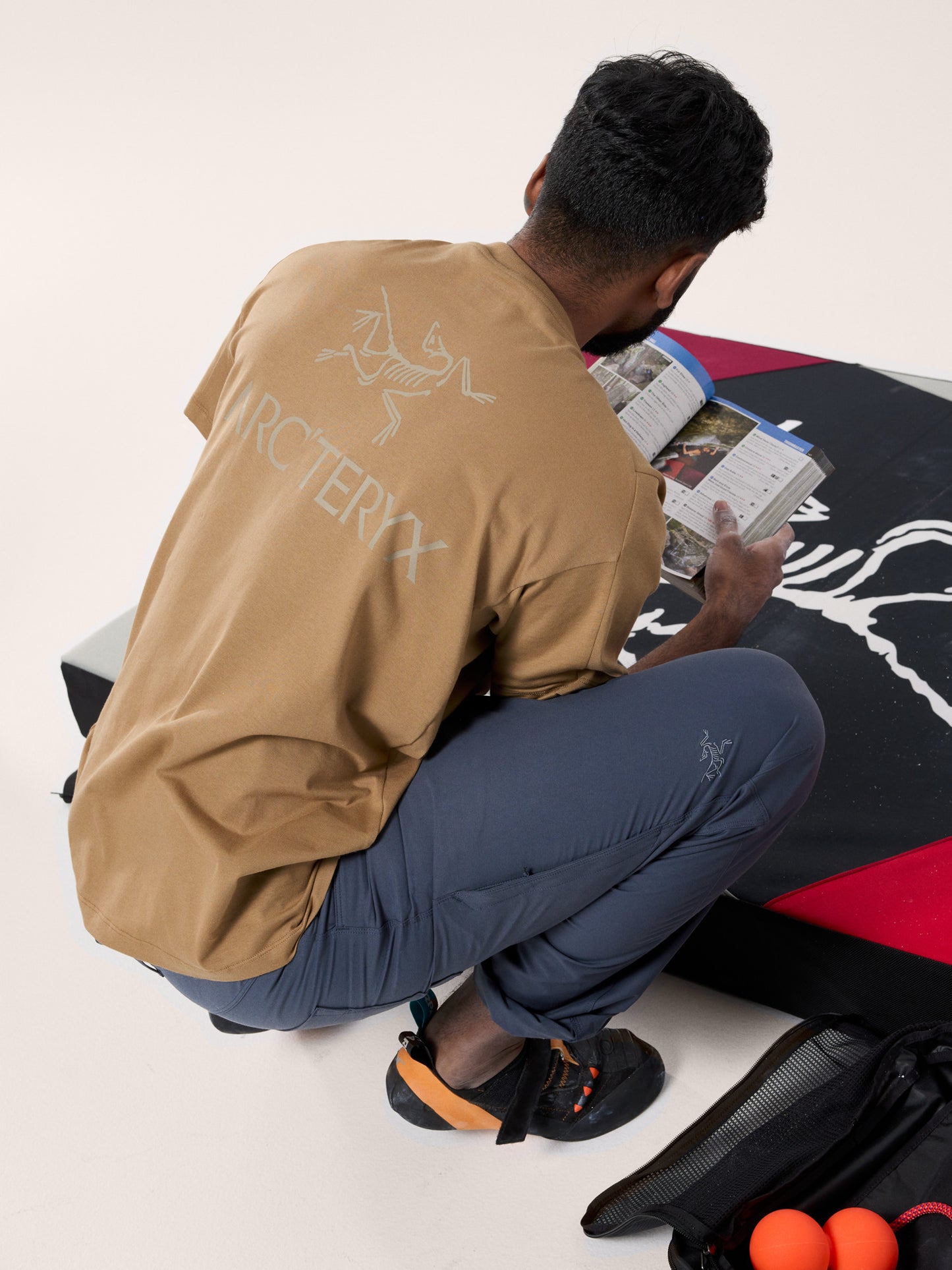 Kragg SL Cotton Bird Word Shirt SS Men's