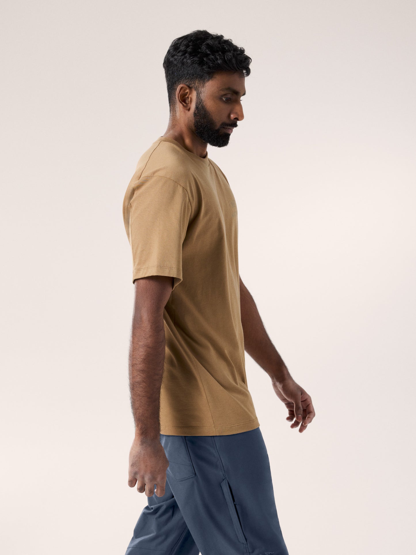 Kragg SL Cotton Bird Word Shirt SS Men's