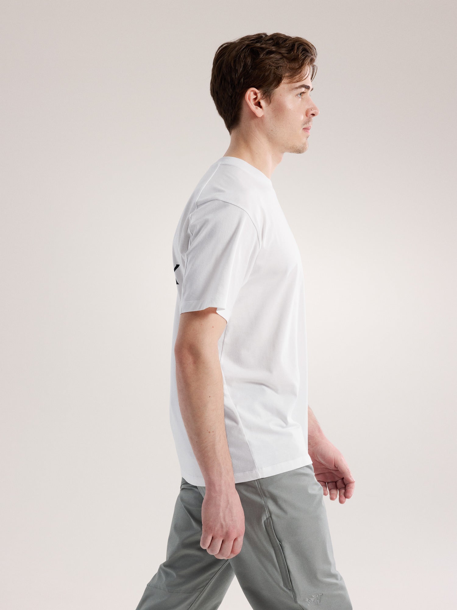 Kragg SL Cotton Bird Word Shirt SS Men's