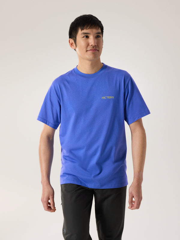 Kragg SL Cotton Blurred Bird Shirt SS Men's