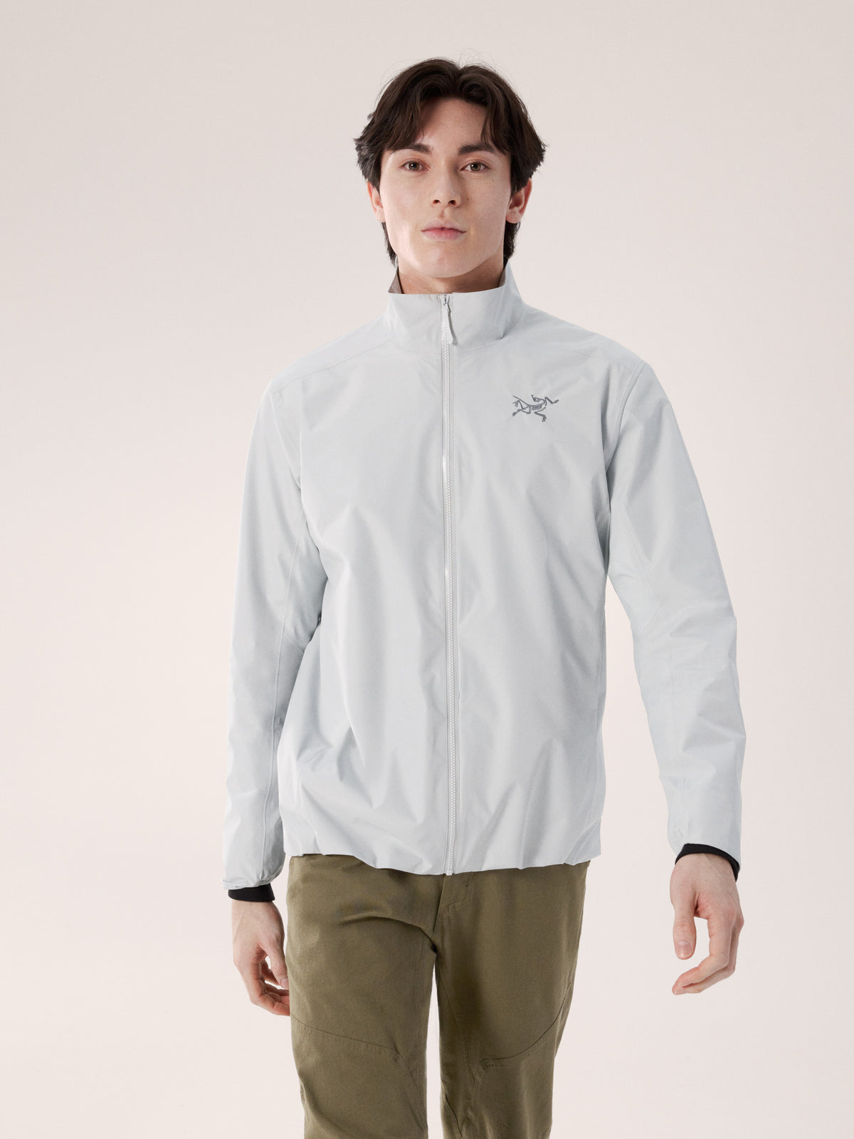 Arc'teryx Men's Weather resistant Solano Jacket Light Grey – Solitude ...