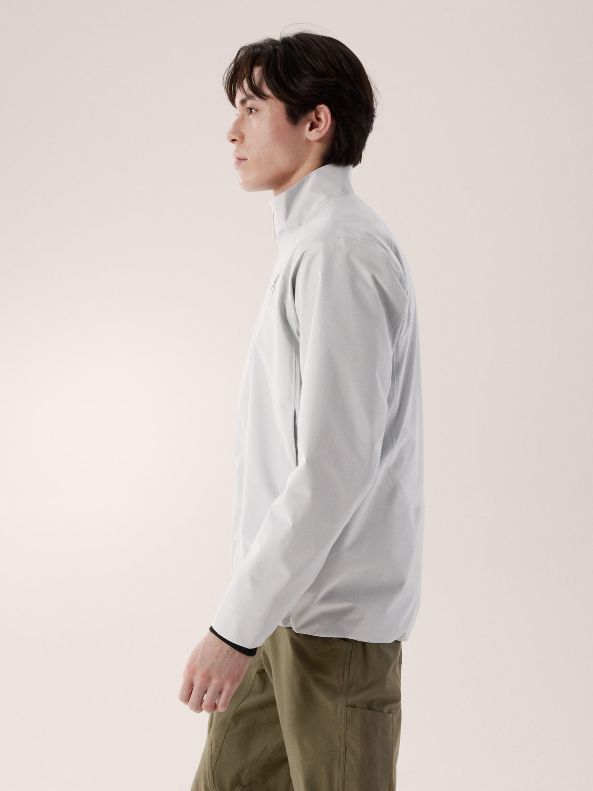 Arc'teryx Men's Weather resistant Solano Jacket Light Grey – Solitude ...