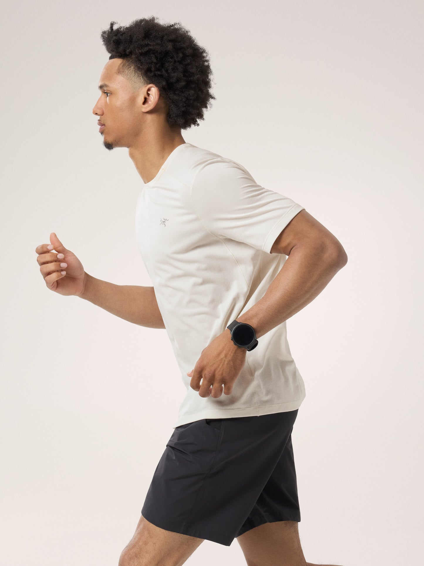 Cormac Crew Neck Shirt SS Men's Arctic Silk Heather II - Arc'teryx Australia