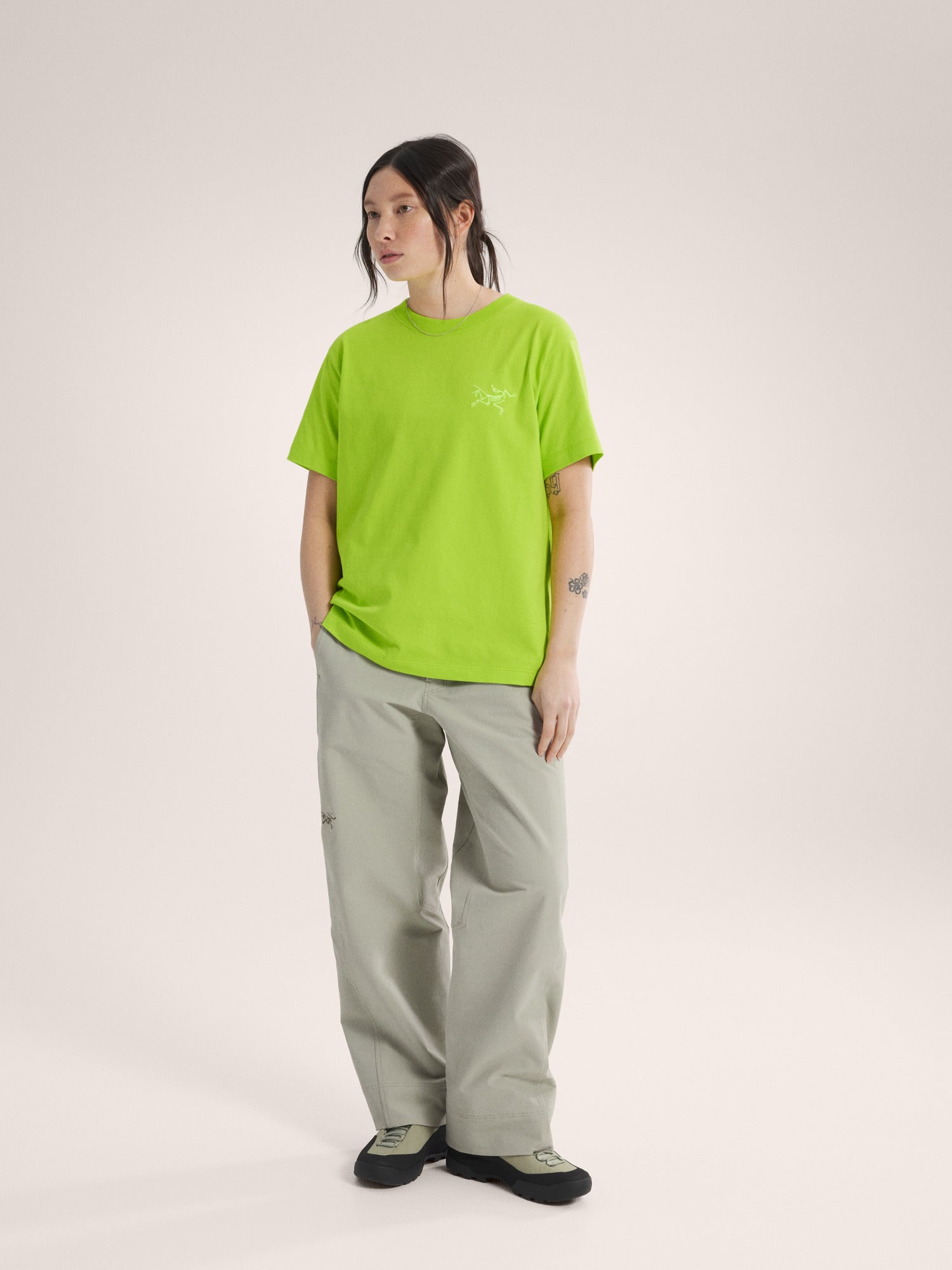 Kragg Cotton Little Bird Crew Shirt SS Women's