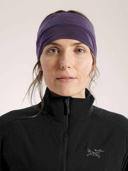 Arc'teryx Breathable Satoro Merino Headband Purple – Moondrop