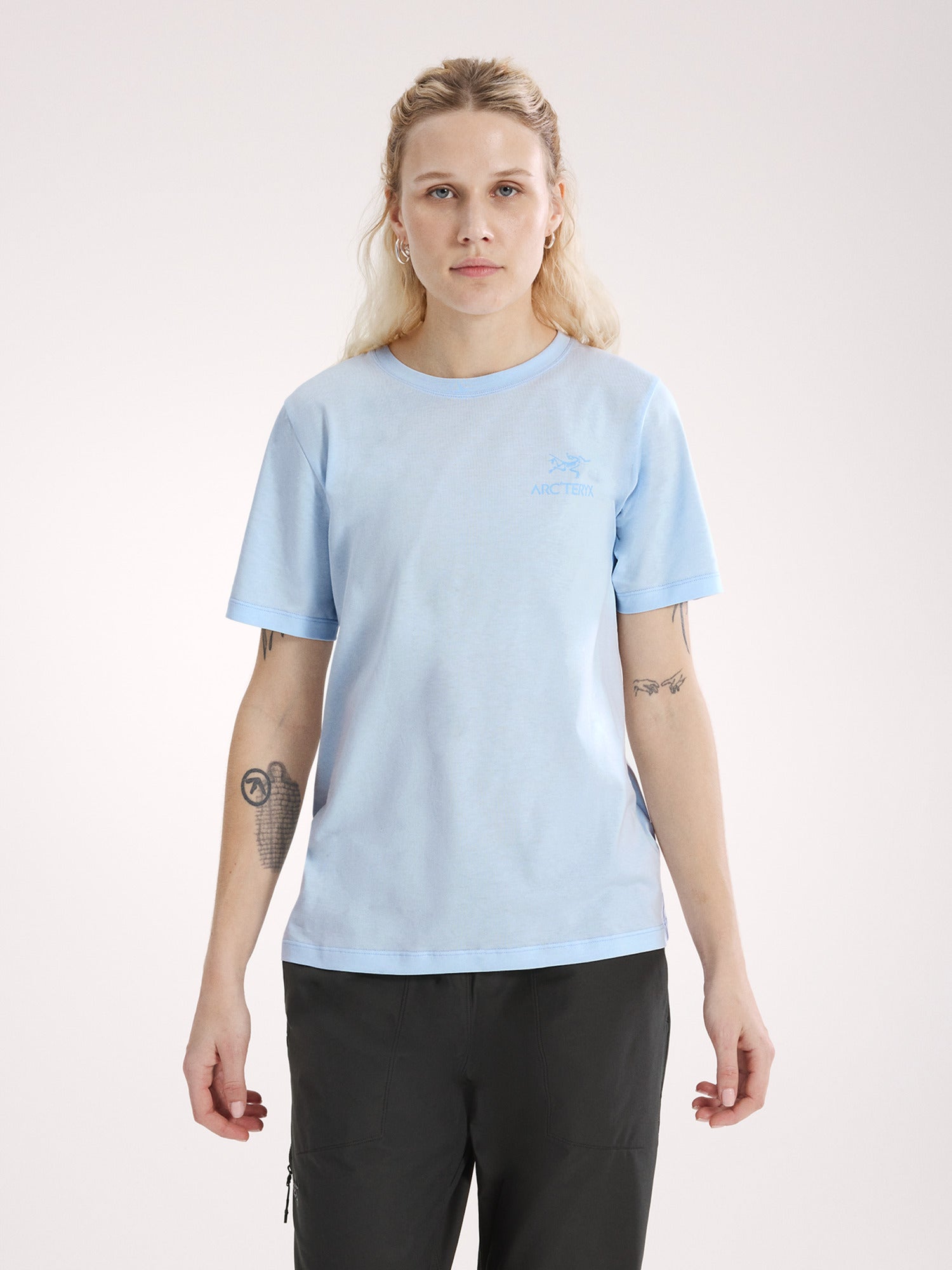 Kragg SL Cotton Emblem Crew Shirt SS Women's