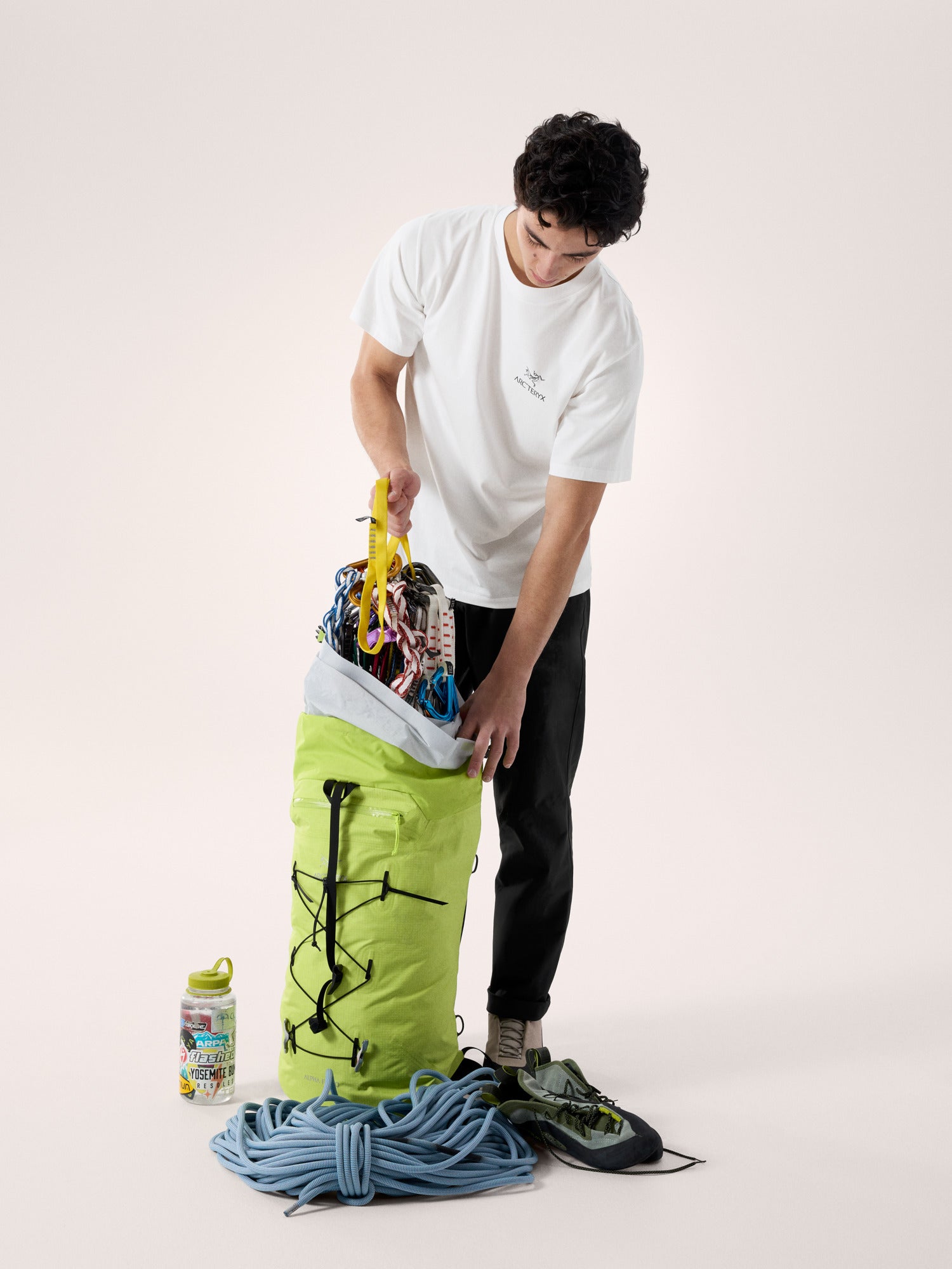 Kragg SL Cotton Bird Word Shirt SS Men's