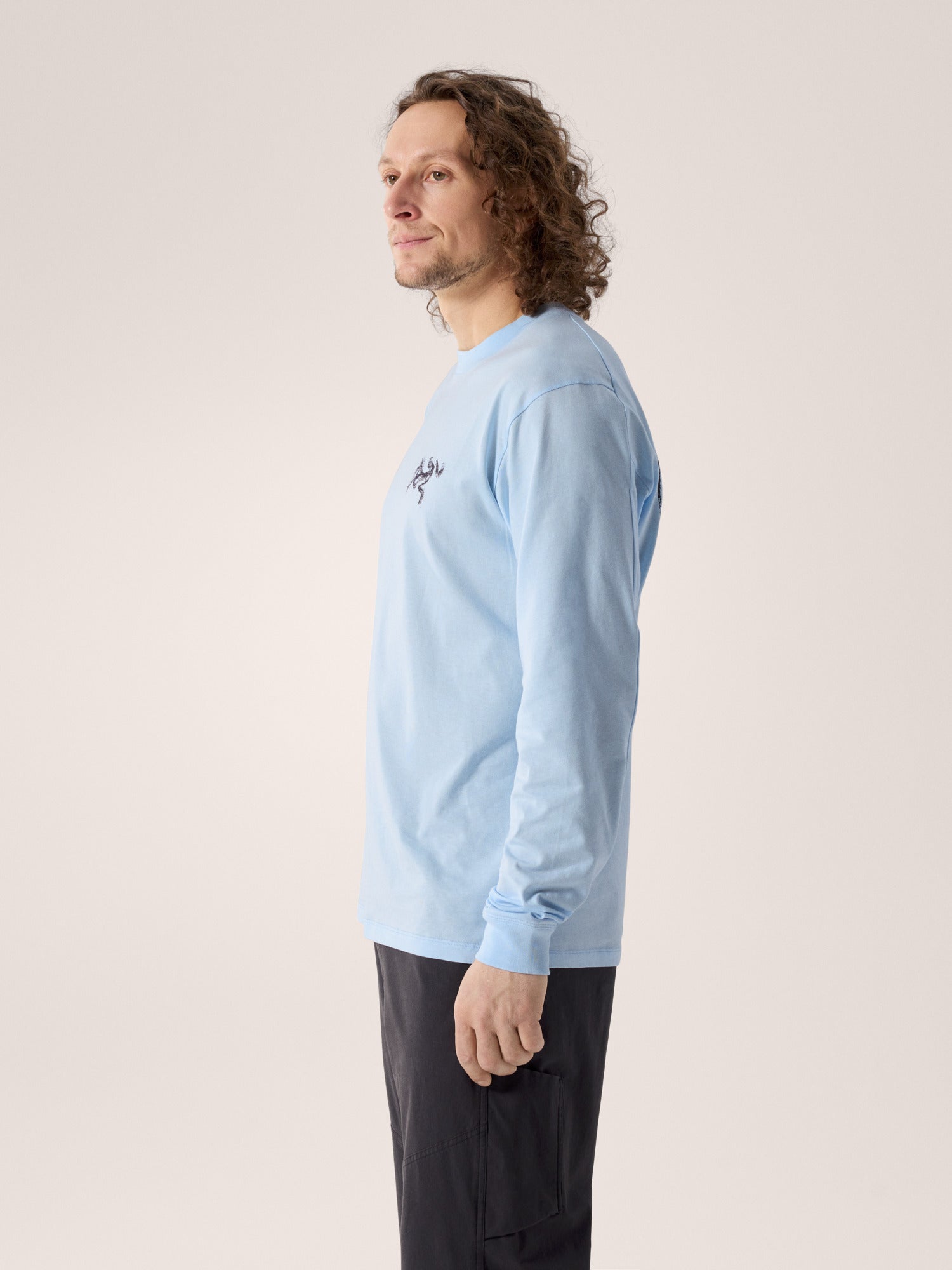 Kragg SL Cotton Bird Tile Shirt LS Men's