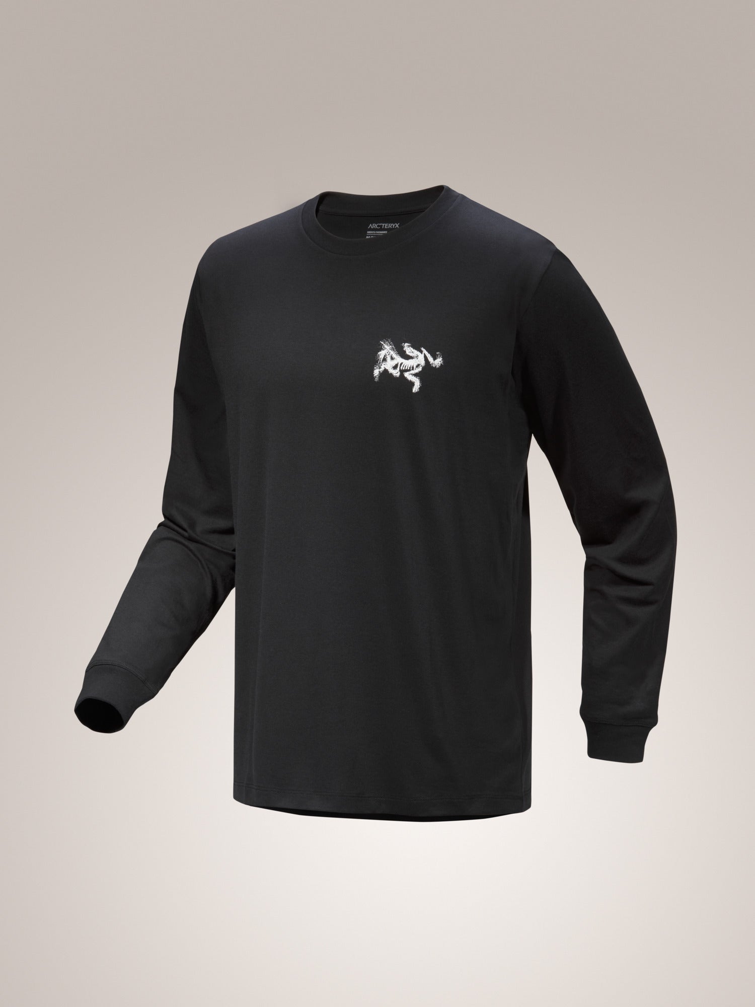 Arc'teryx Men Breathable Kragg SL Cotton Bird Tile Shirt LS Dark