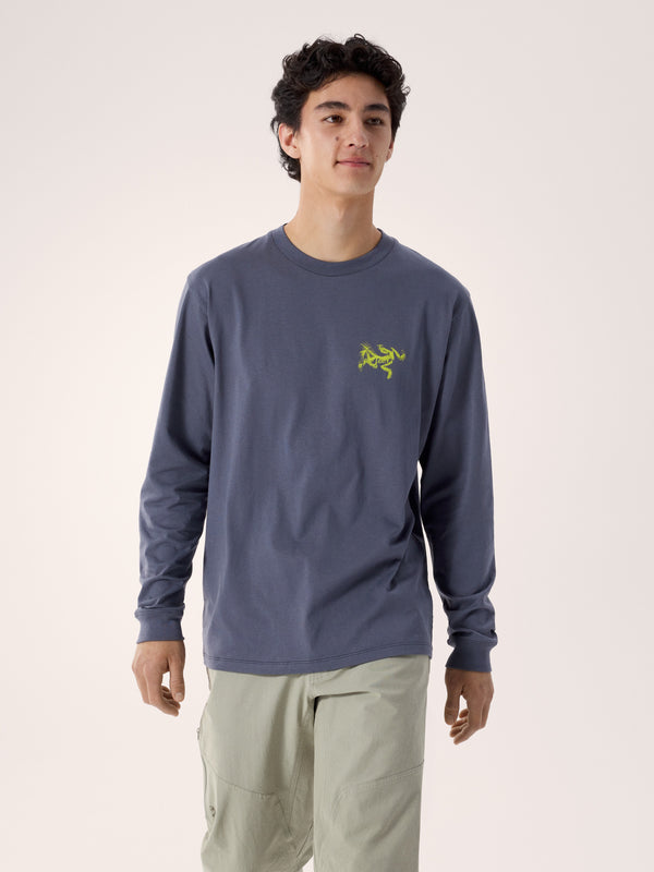 Kragg SL Cotton Bird Tile Shirt LS Men's
