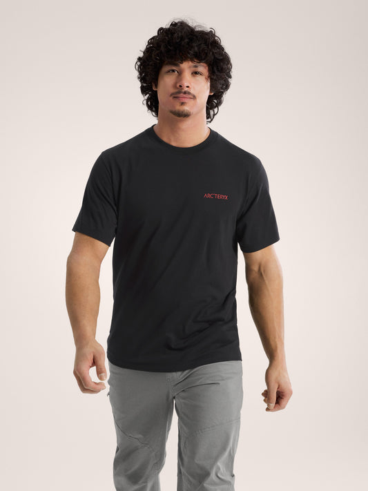 Kragg SL Cotton Blurred Bird Shirt SS Men's