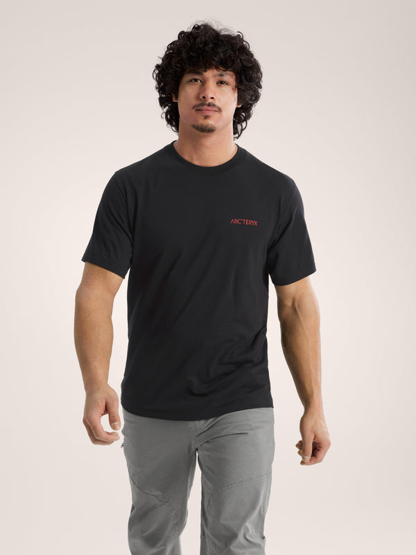 Kragg SL Cotton Blurred Bird Shirt SS Men's