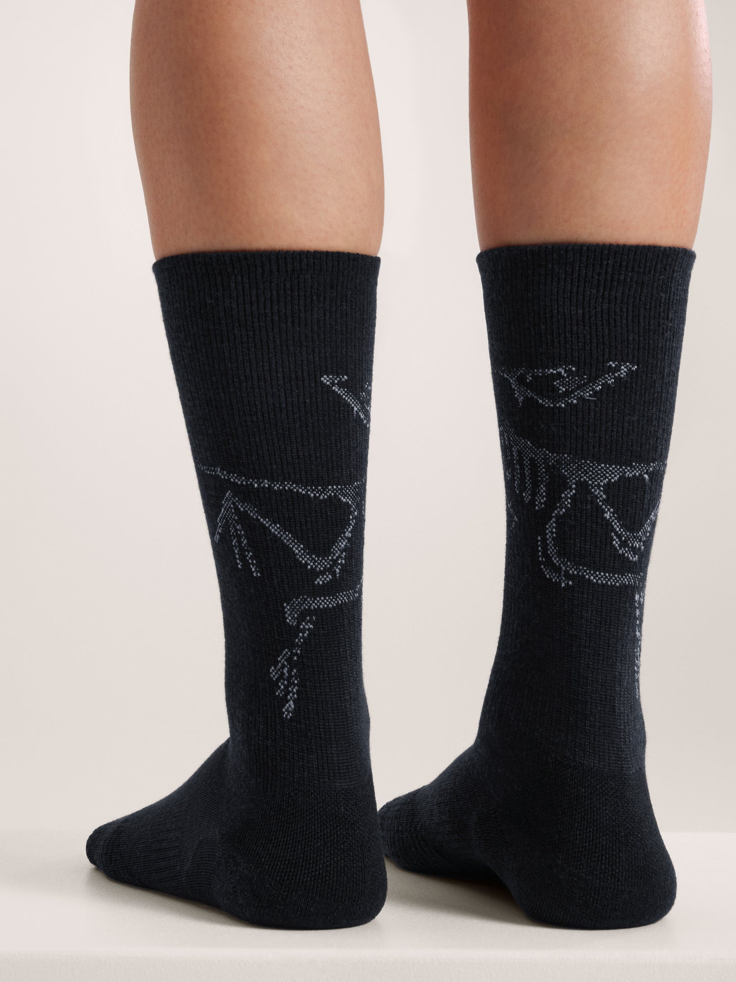 Merino Wool Mid Bird Sock