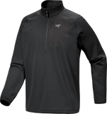 Delta 1/2 Zip Neck Men's Black - Arc'teryx Australia