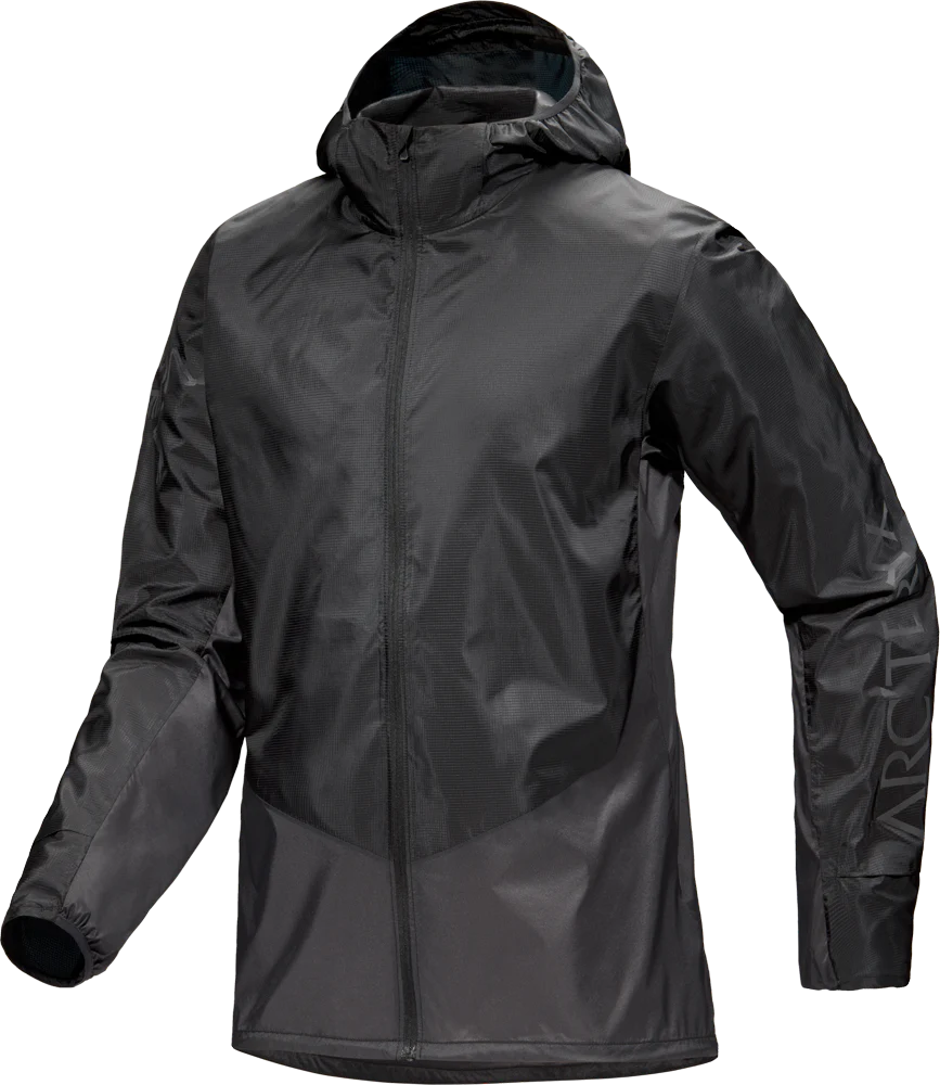 Arc'teryx Men's Lightweight Norvan Windshell Hoody Black – Black Arc'teryx Men's Lightweight Norvan Windshell Hoody Black – Black