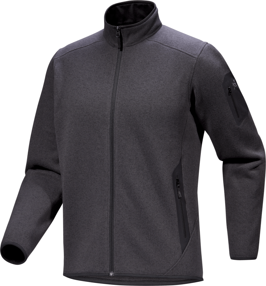 Covert Cardigan Men's Black Heather II - Arc'teryx Australia