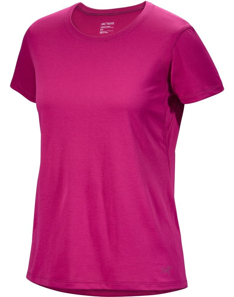 Taema Crew Neck Shirt SS Women's Amaranthus Heather - Arc'teryx Australia