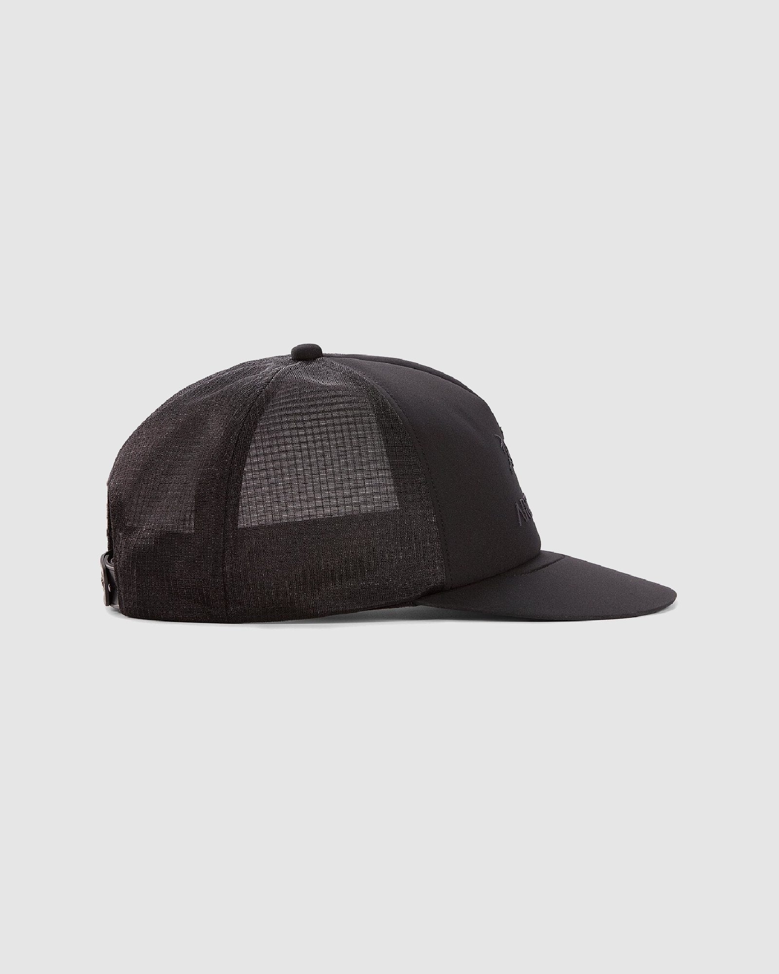 Logo Flat Brim Trucker Hat [final sale]