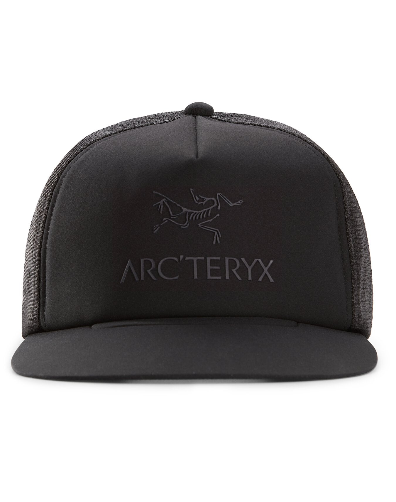 Logo Flat Brim Trucker Hat [final sale]